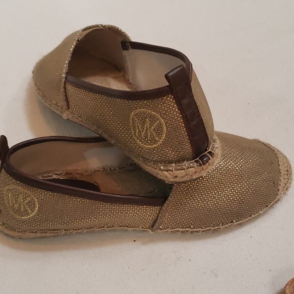 MICHAEL Michael Kors Espadrilles Gold with Brown L - Picture 8 of 8